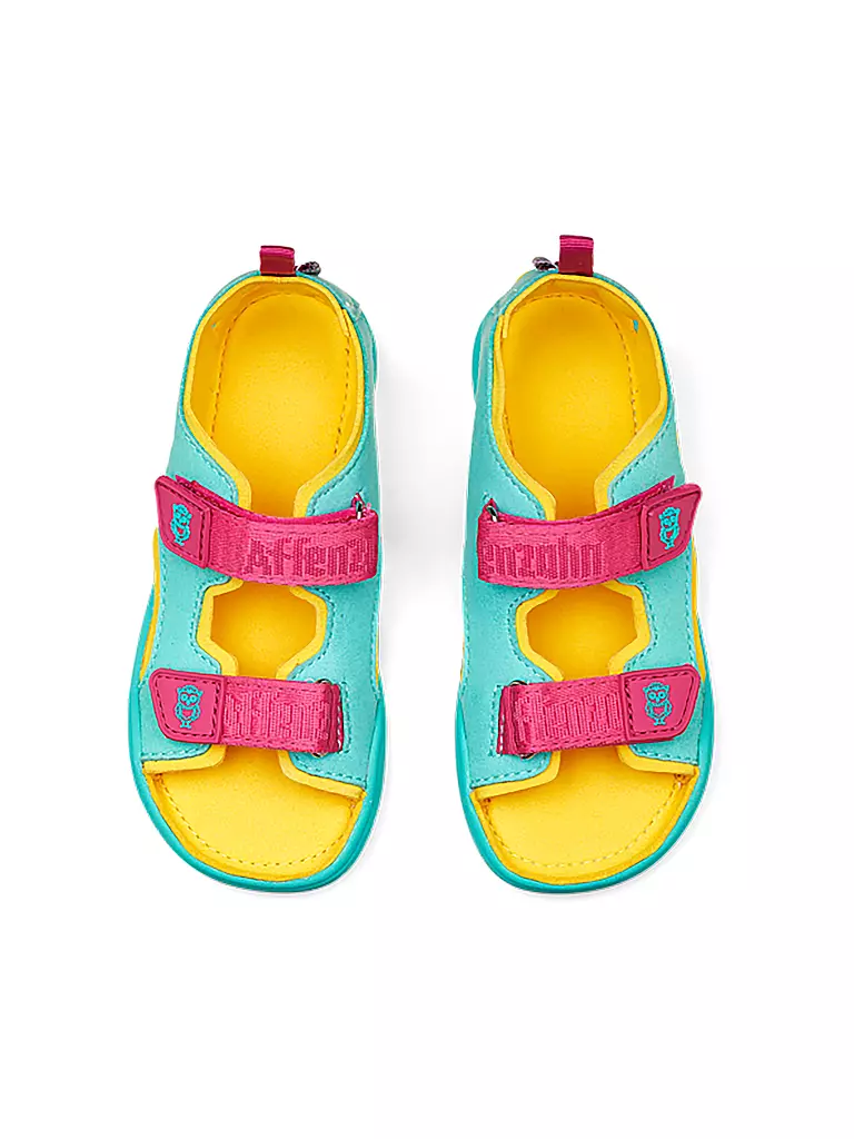AFFENZAHN | Kinder Sandalen AIRY Eule | grün