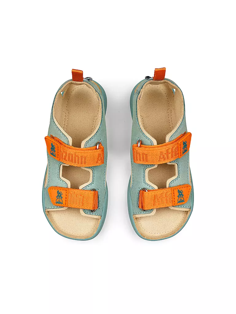 AFFENZAHN | Kinder Sandalen AIRY Hase | grau