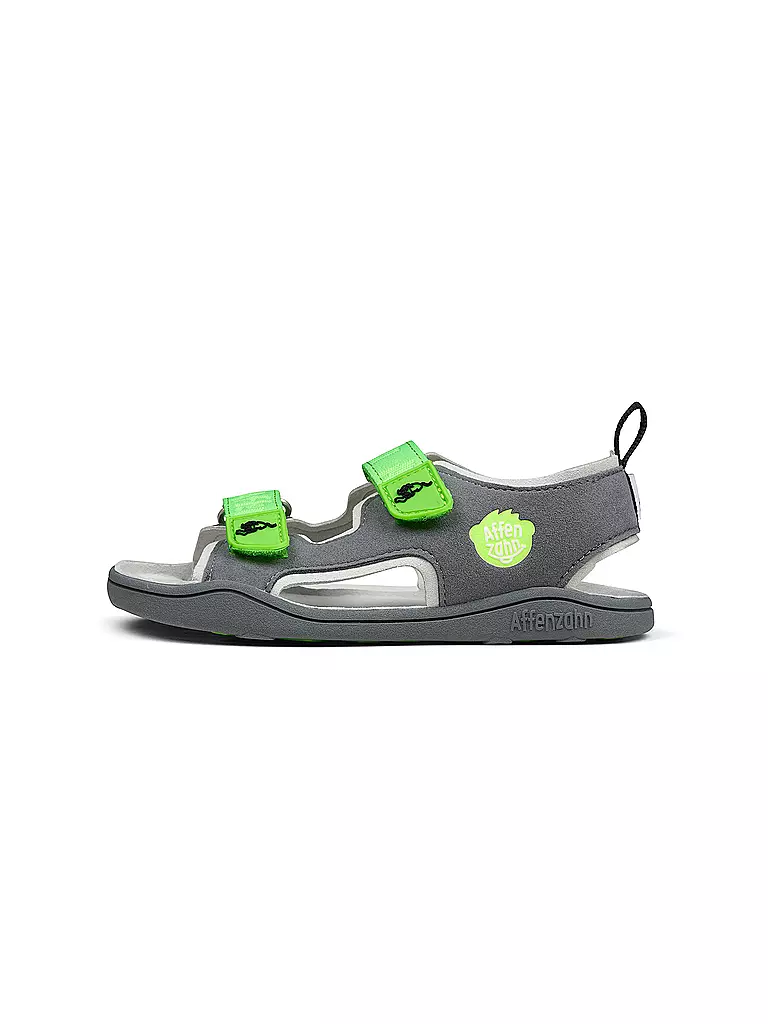 AFFENZAHN | Kinder Sandalen AIRY Panther | grau