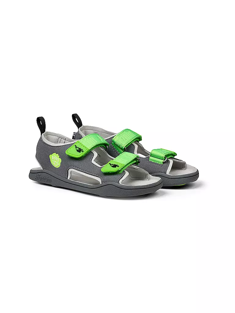 AFFENZAHN | Kinder Sandalen AIRY Panther | hellgrau