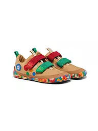 AFFENZAHN | Kinder Sneaker Barfußschuhe  COTTON LUCKY Einhorn | beige