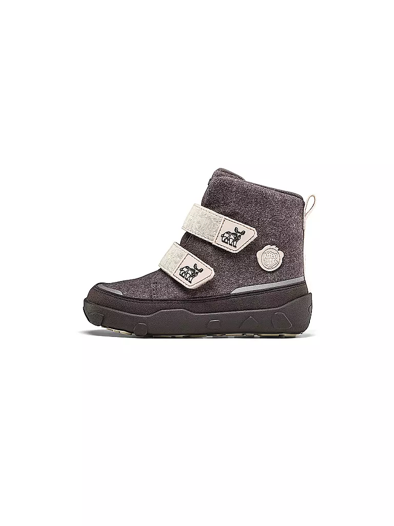 AFFENZAHN | Kinder Stiefel WOLLE COMFY Nashorn | blau