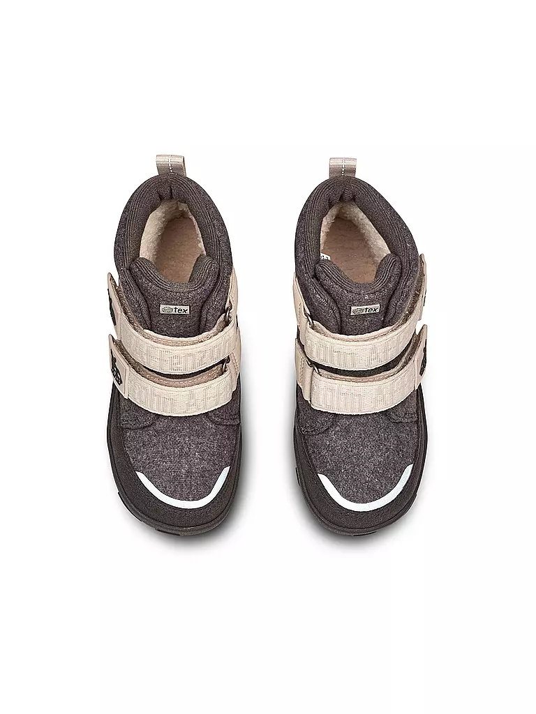 AFFENZAHN | Kinder Stiefel WOLLE COMFY Nashorn | blau