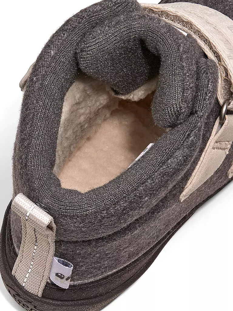 AFFENZAHN | Kinder Stiefel WOLLE COMFY Nashorn | blau