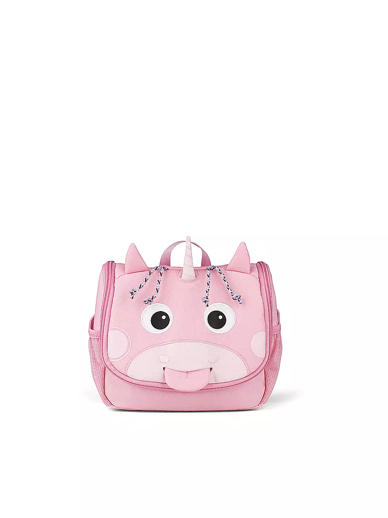 AFFENZAHN | Kinder Toilettetasche Einhorn | rosa