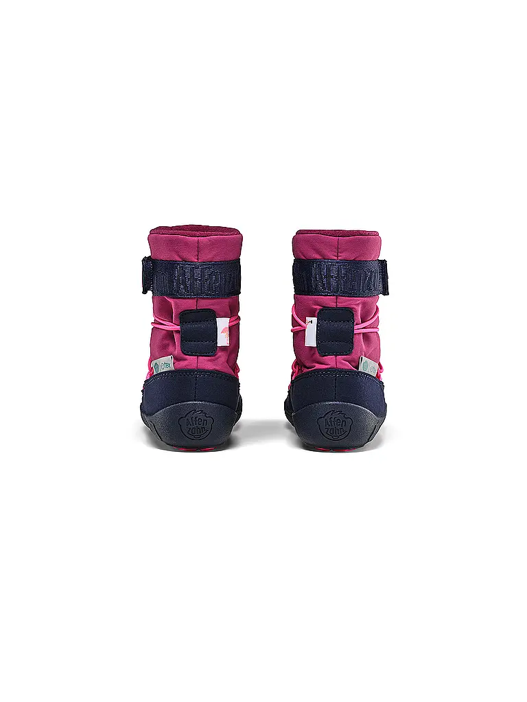 AFFENZAHN | Kinder Winterstiefel  VEGAN SNOWY Flamingo | 