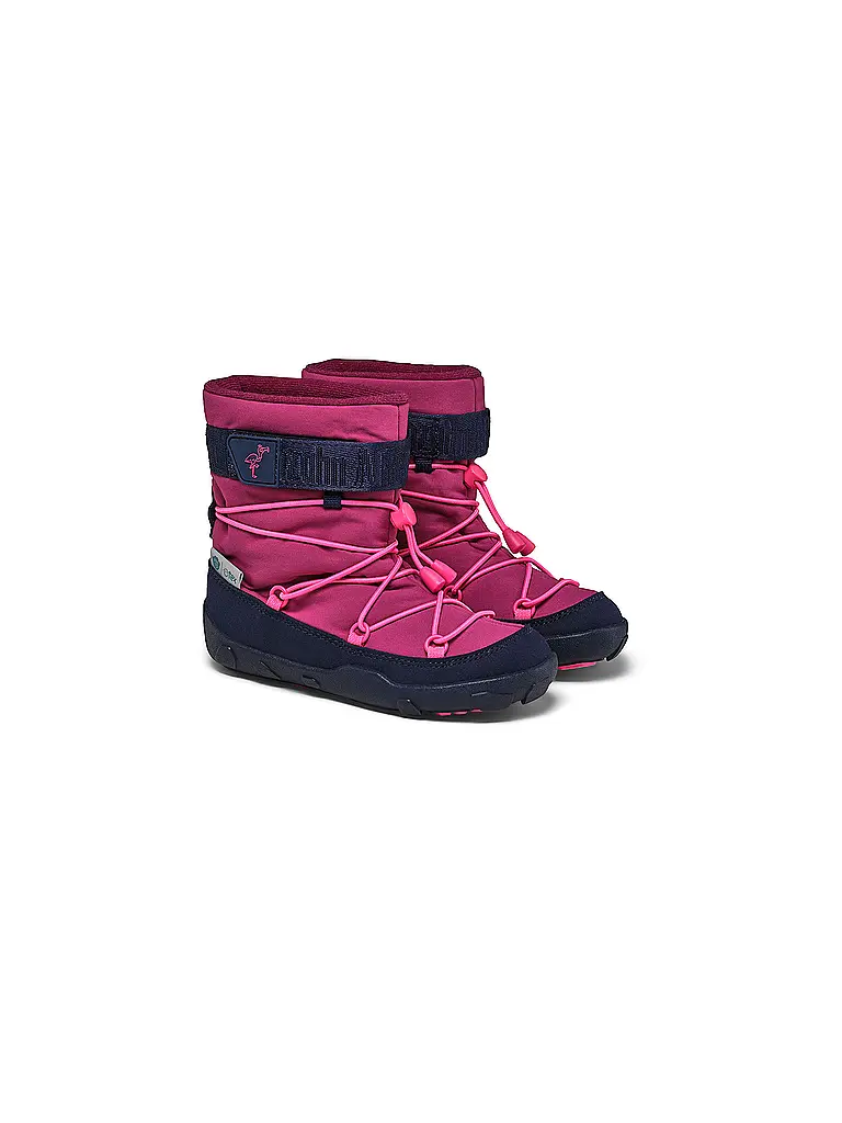 AFFENZAHN | Kinder Winterstiefel  VEGAN SNOWY Flamingo | 