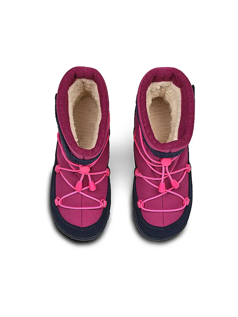 AFFENZAHN | Kinder Winterstiefel  VEGAN SNOWY Flamingo | 