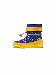 AFFENZAHN | Kinder Winterstiefel  VEGAN SNOWY Elefant | dunkelblau