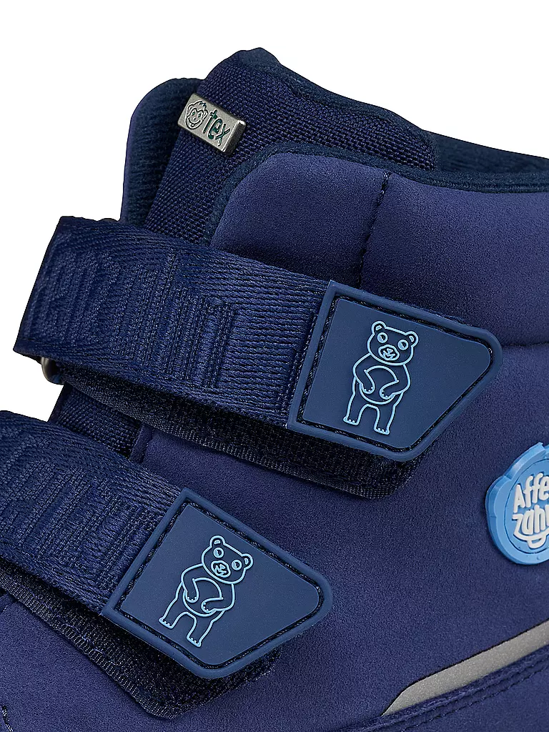 AFFENZAHN | Kinder Winterstiefel VEGAN COMFY Bär | schwarz