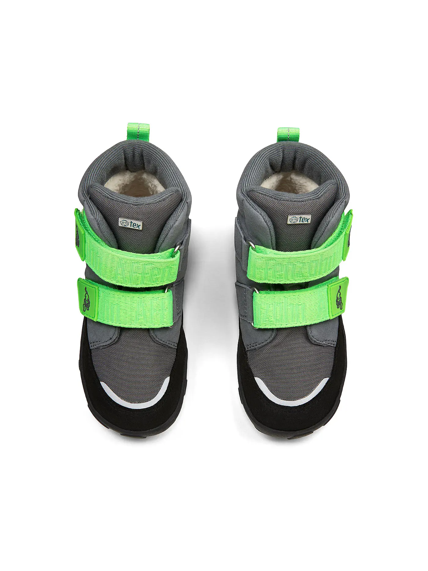 AFFENZAHN | Kinder Winterstiefel VEGAN COMFY Panther | schwarz