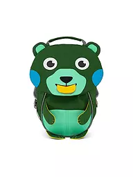 AFFENZAHN | Kinder Rucksack Kleine Freunde Neon - Frosch | dunkelgrün