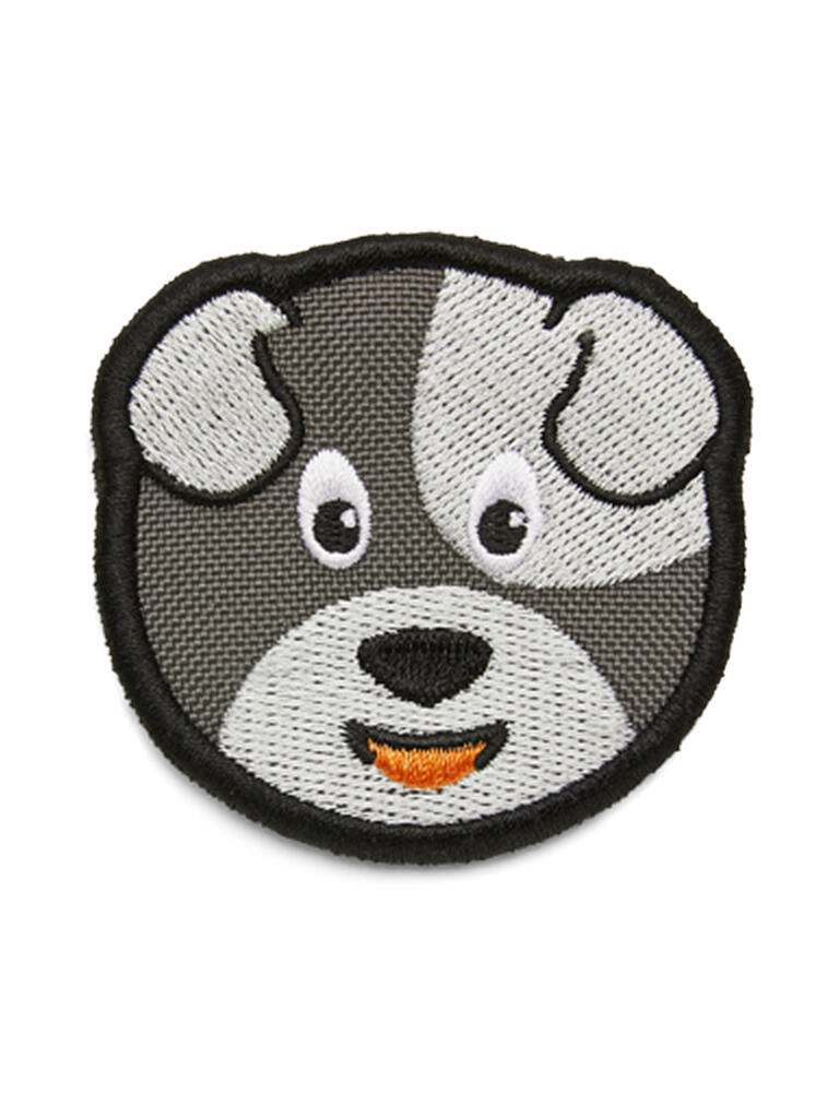 AFFENZAHN | Klett Badge Hund | grau