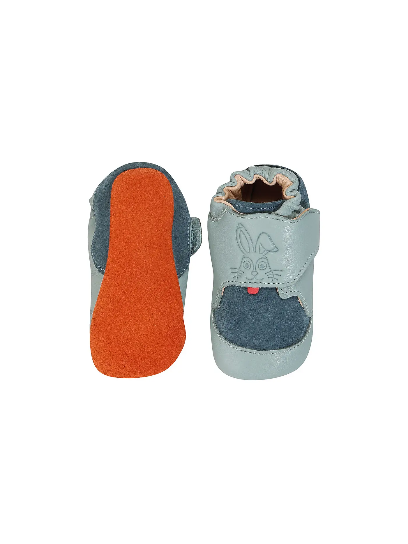 AFFENZAHN | Krabbelschuhe CRAWLY HASE | petrol