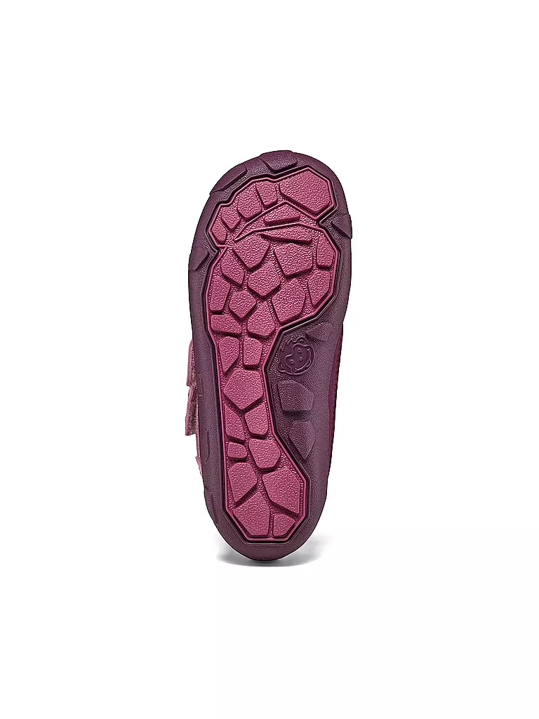 AFFENZAHN | Mädchen Stiefel WOLLE COMFY Otter | dunkelrot