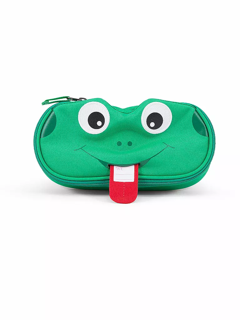 AFFENZAHN | Stiftemäppchen "Finn Frosch" | grün