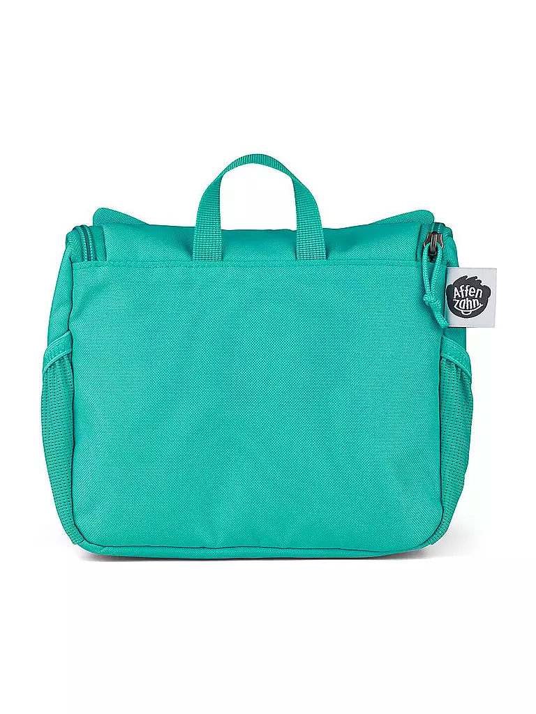 AFFENZAHN | Toilettetasche Eule | türkis