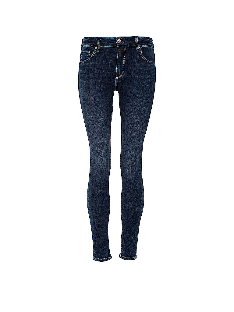 ag highwaist jeans skinny fit 7/8 farrah dunkelblau | 30