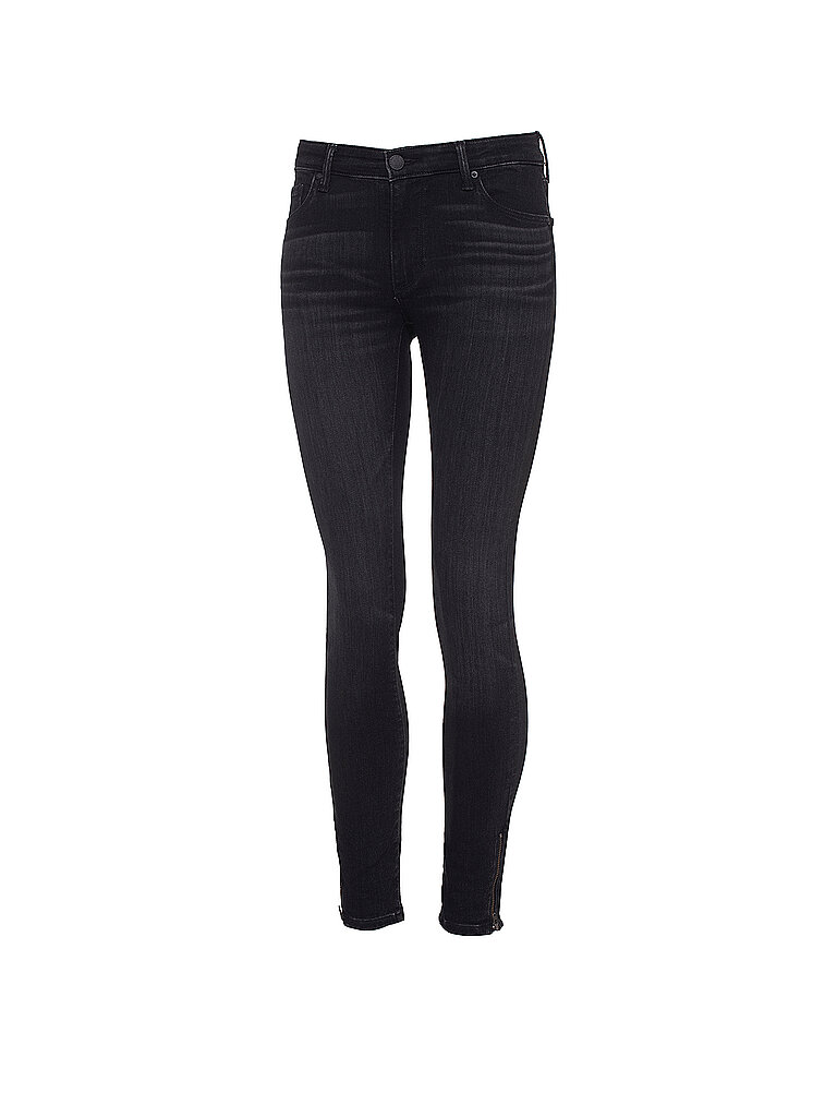 ag jeans skinny fit the legging ankle schwarz | 26