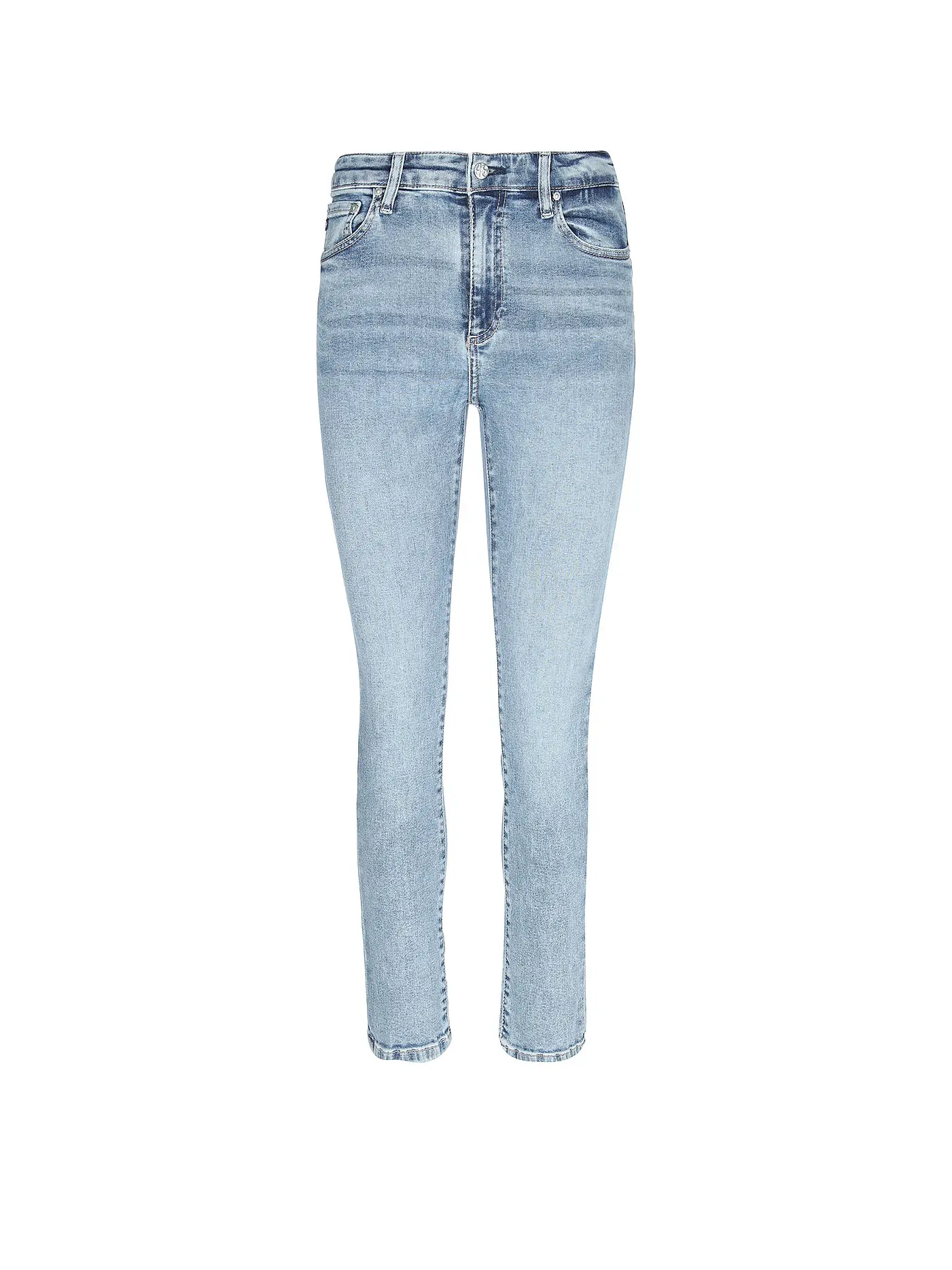 AG | Highwaist Jeans Slim Straight Fit MARI | hellblau