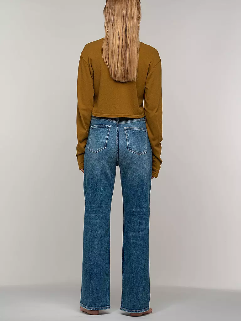 AG | Highwaist Jeans Wide Leg Alexxis | blau