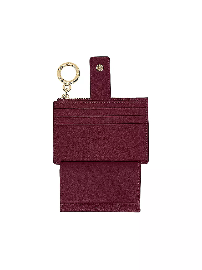 AIGNER | Kartenetui ZITA | dunkelrot