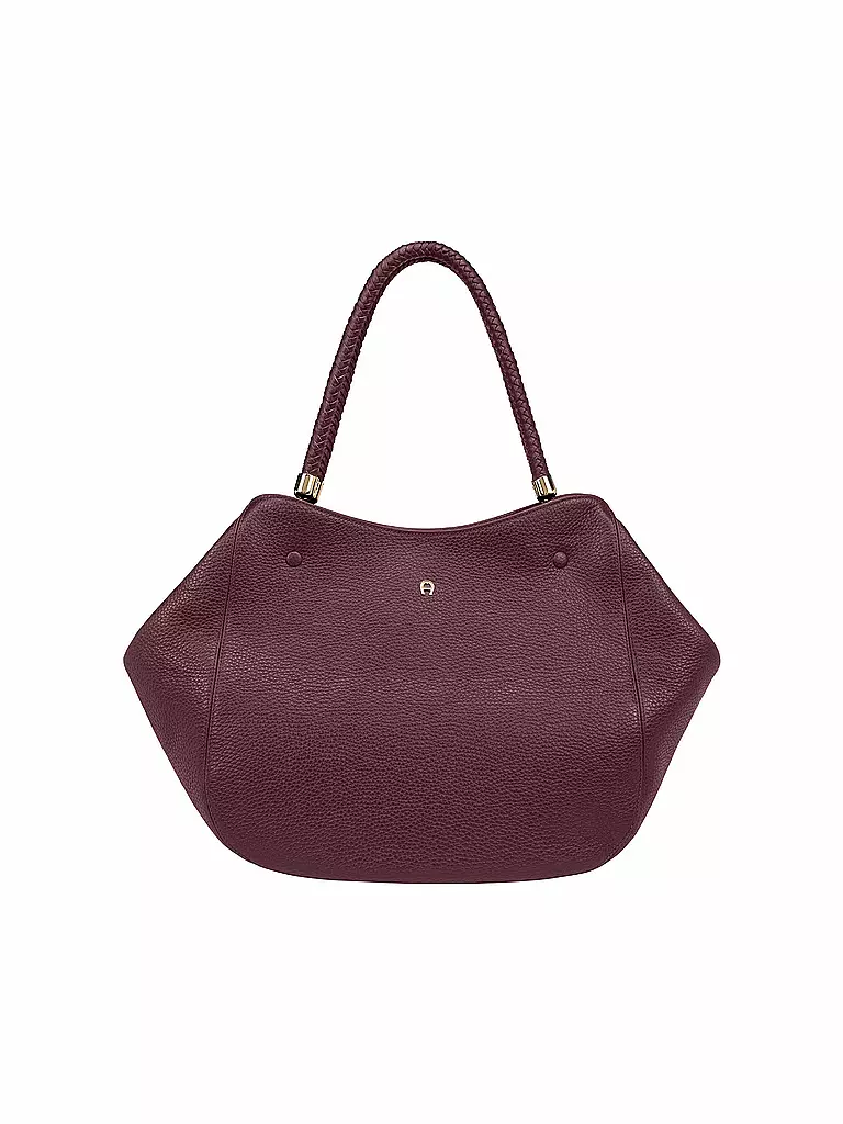 AIGNER | Ledertasche  - Shopper CARRE SOFT Large | Dunkelrot