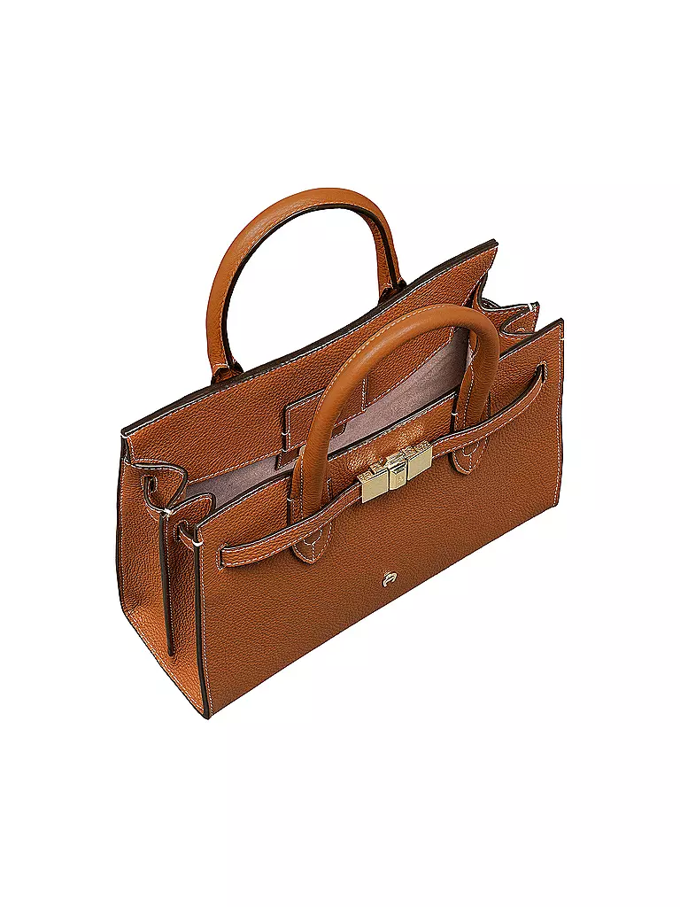 AIGNER | Ledertasche  Henkeltasche FARAH Medium | braun
