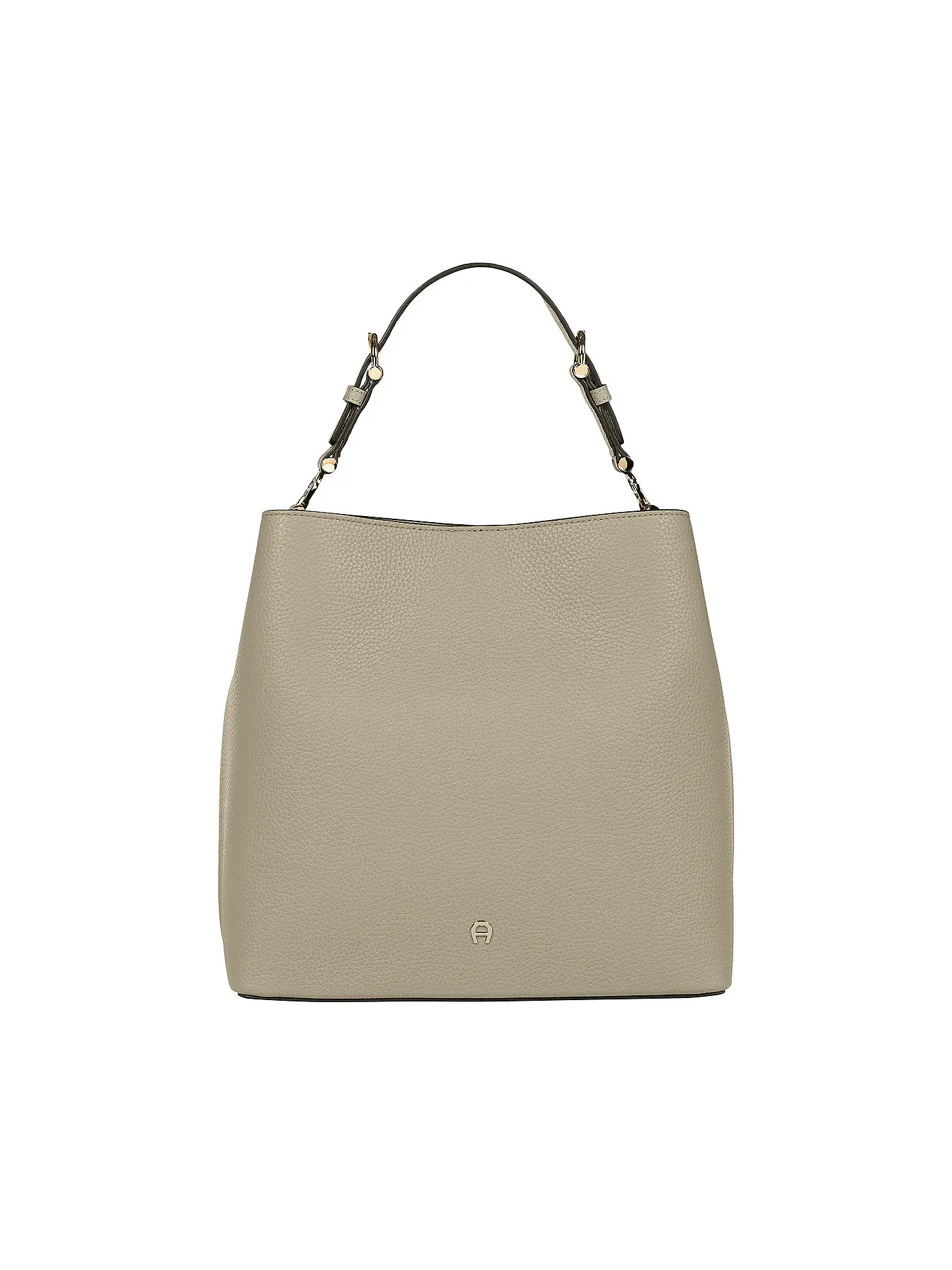 AIGNER | Ledertasche - Bucket Bag DELIA Medium | beige