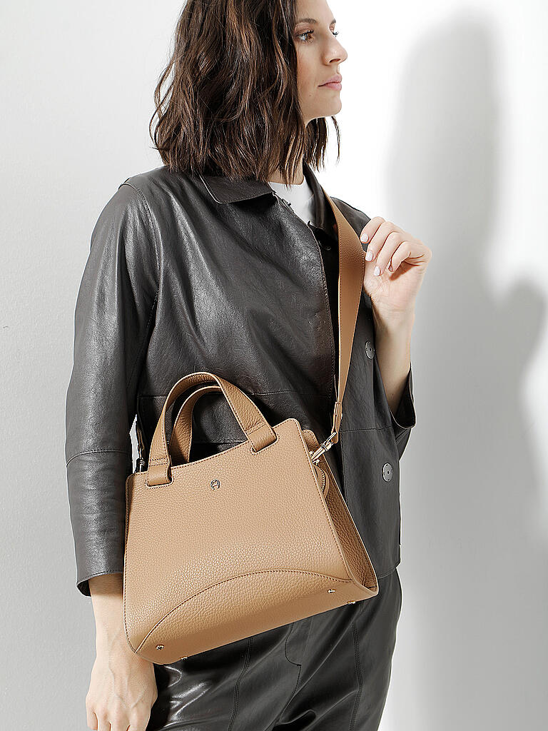 AIGNER | Ledertasche - Handtasche Selma S | beige