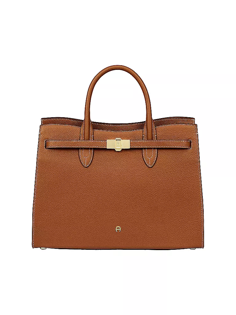 AIGNER | Ledertasche - Henkeltasche FARAH Large | braun