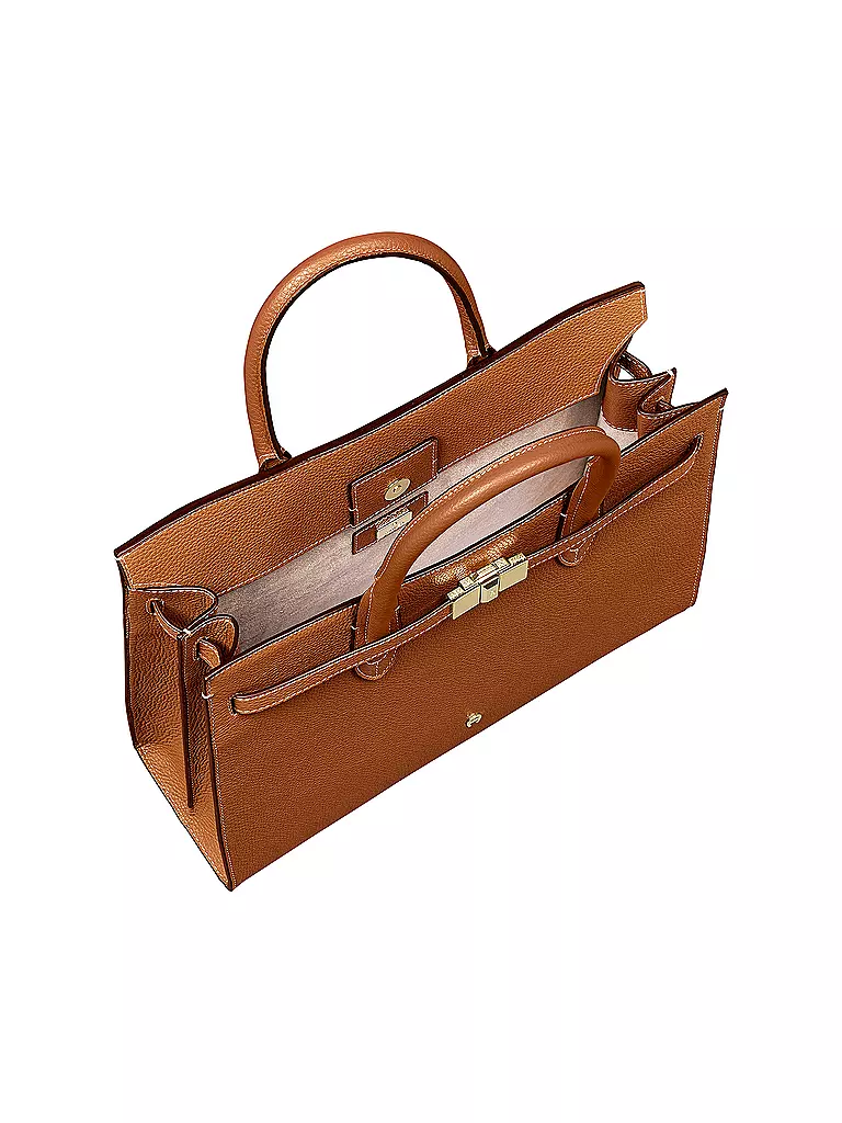 AIGNER | Ledertasche - Henkeltasche FARAH Large | braun