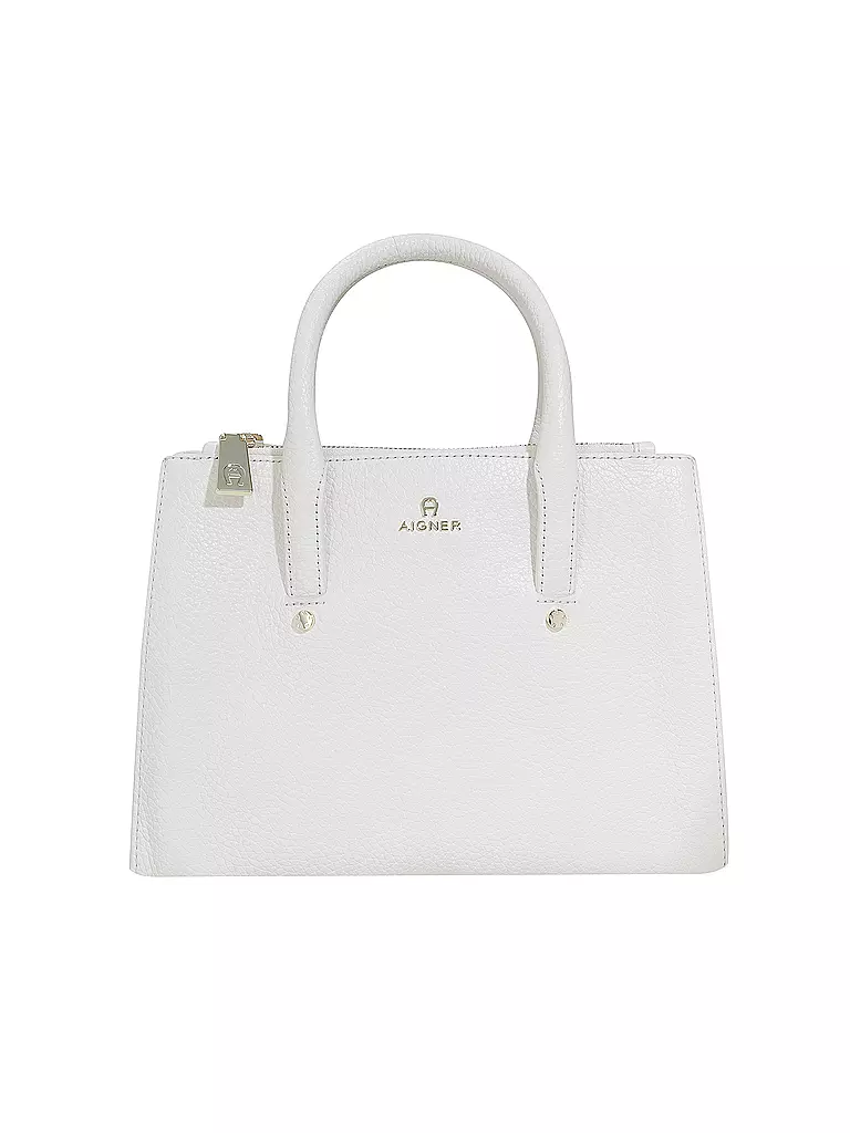 AIGNER | Ledertasche - Henkeltasche IVY  | weiss