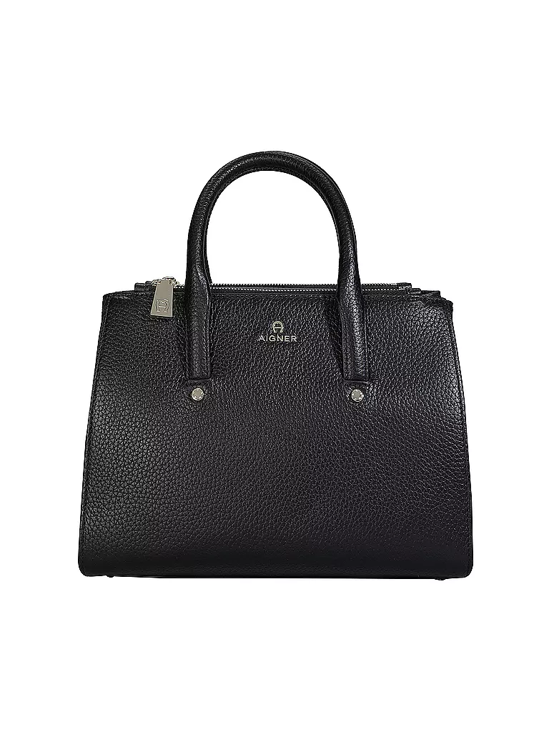 AIGNER | Ledertasche - Henkeltasche IVY  | schwarz