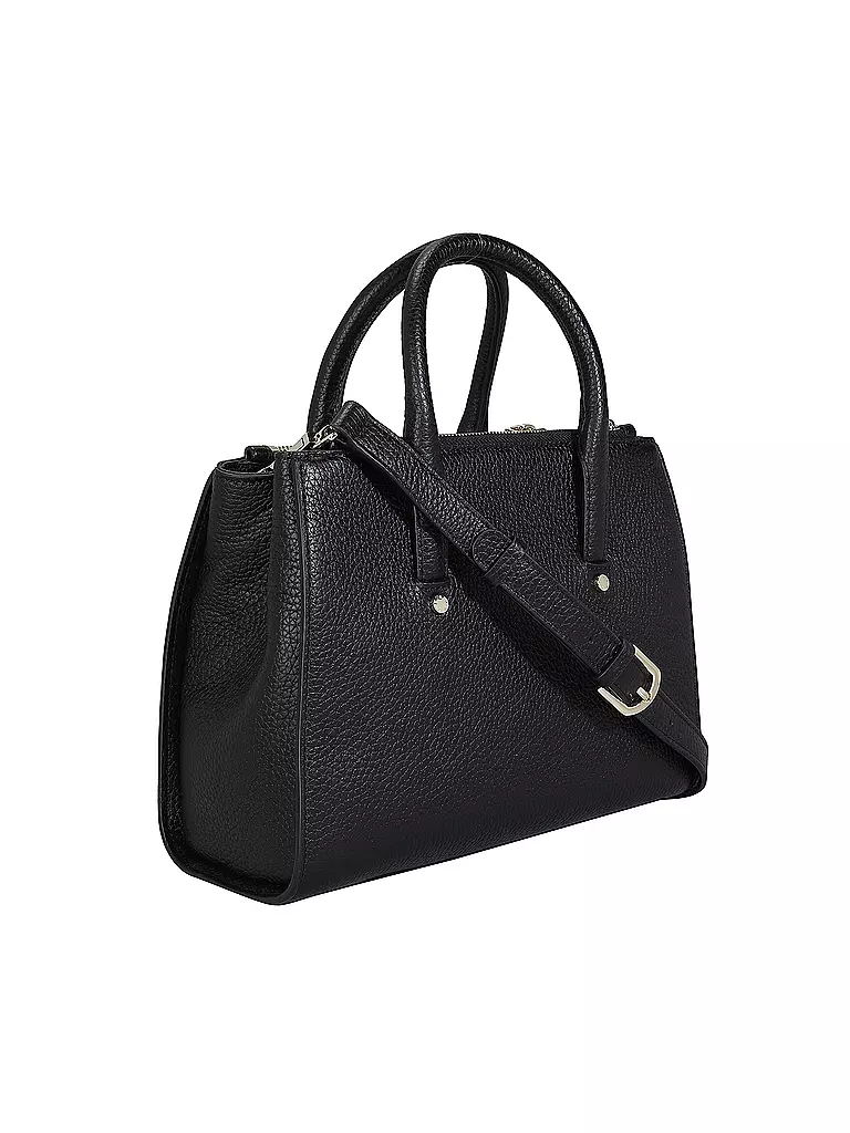 AIGNER | Ledertasche - Henkeltasche IVY  | schwarz