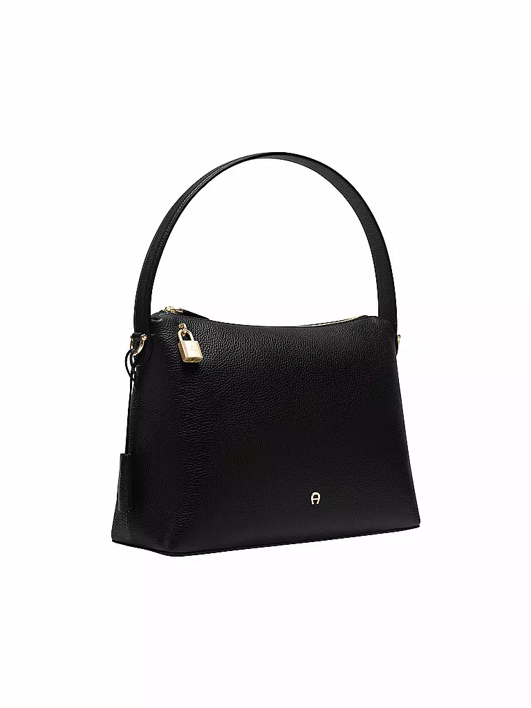 AIGNER | Ledertasche - Hobo Bag DELIA Medium | olive