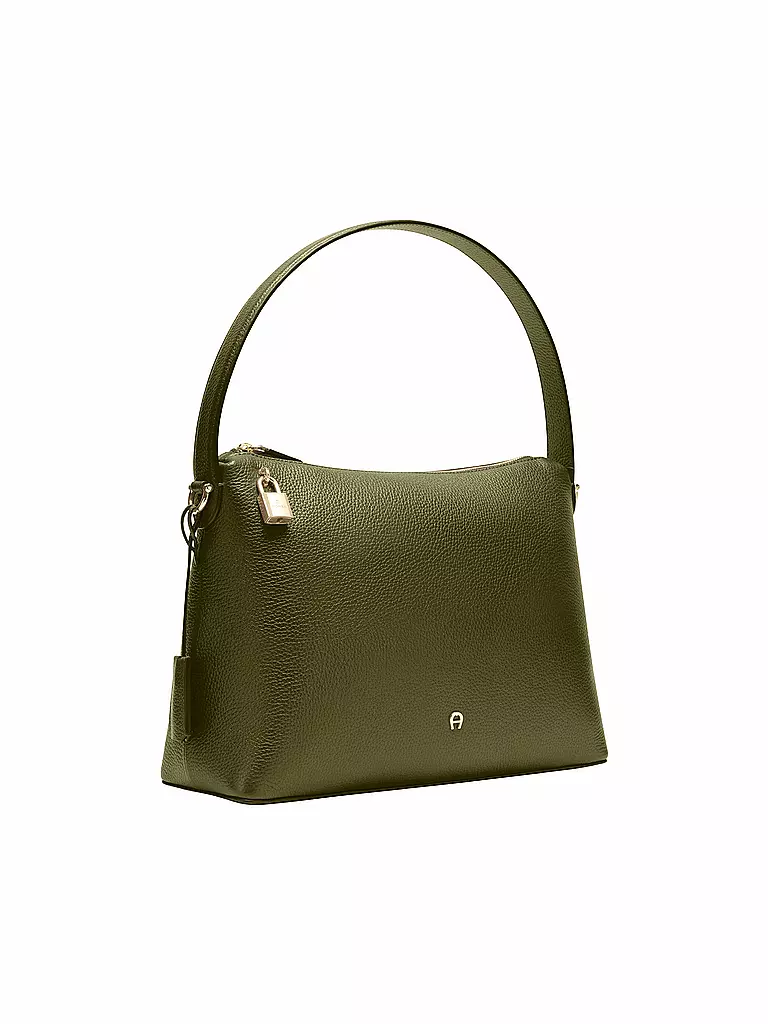 AIGNER | Ledertasche - Hobo Bag DELIA Medium | schwarz