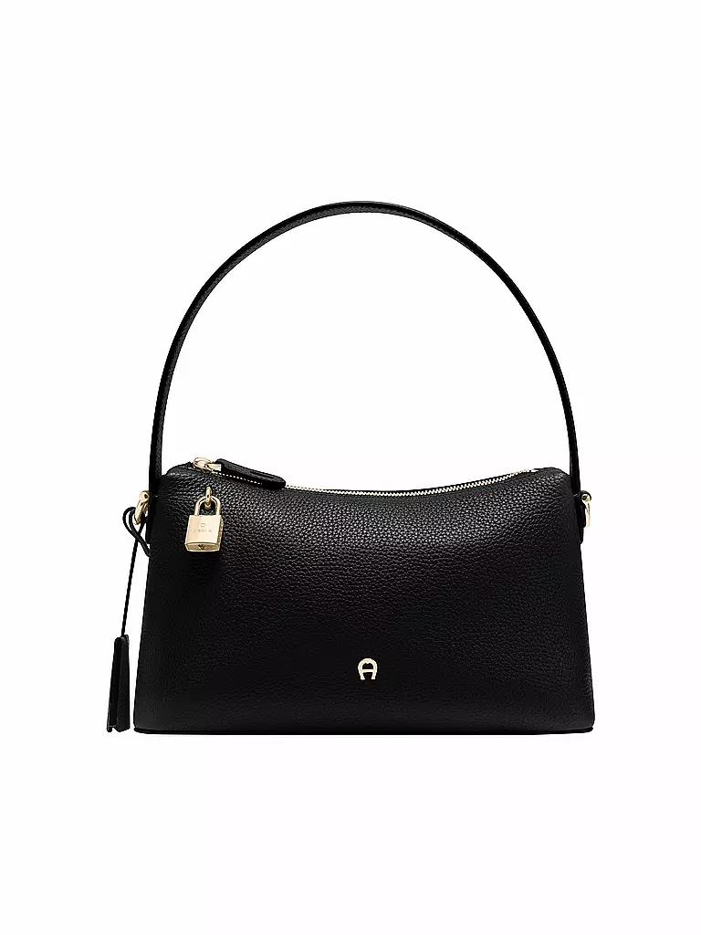 AIGNER | Ledertasche - Hobo Bag DELIA Small | schwarz