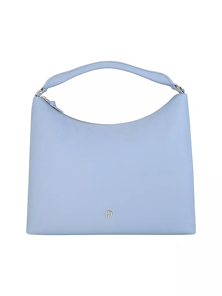 AIGNER | Ledertasche - Hobo Bag ZITA Medium | hellblau