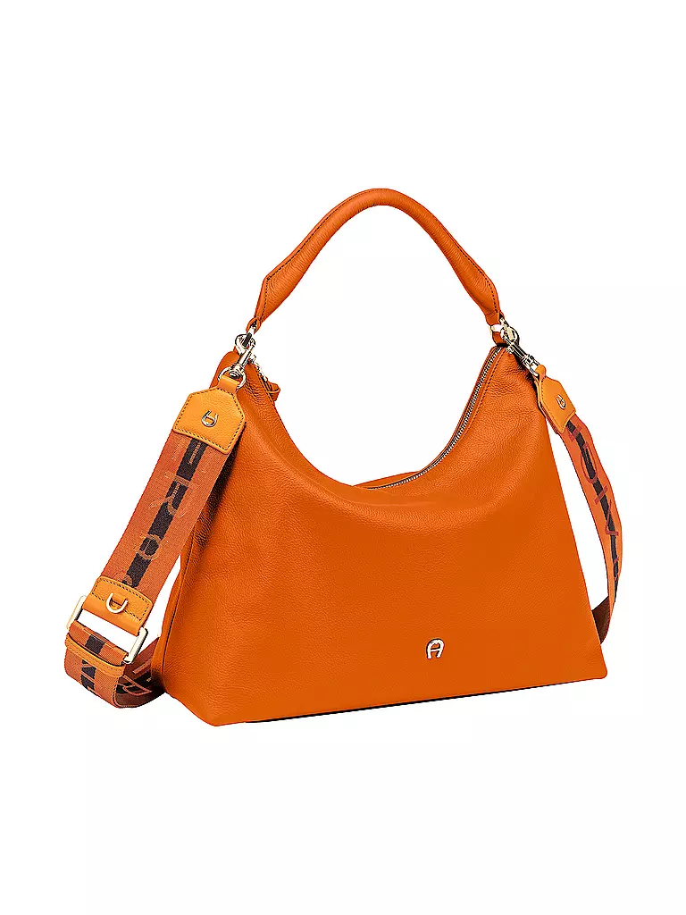 AIGNER | Ledertasche - Hobo Bag ZITA Medium | orange