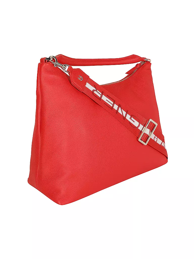 AIGNER | Ledertasche - Hobo Bag ZITA Medium | rot