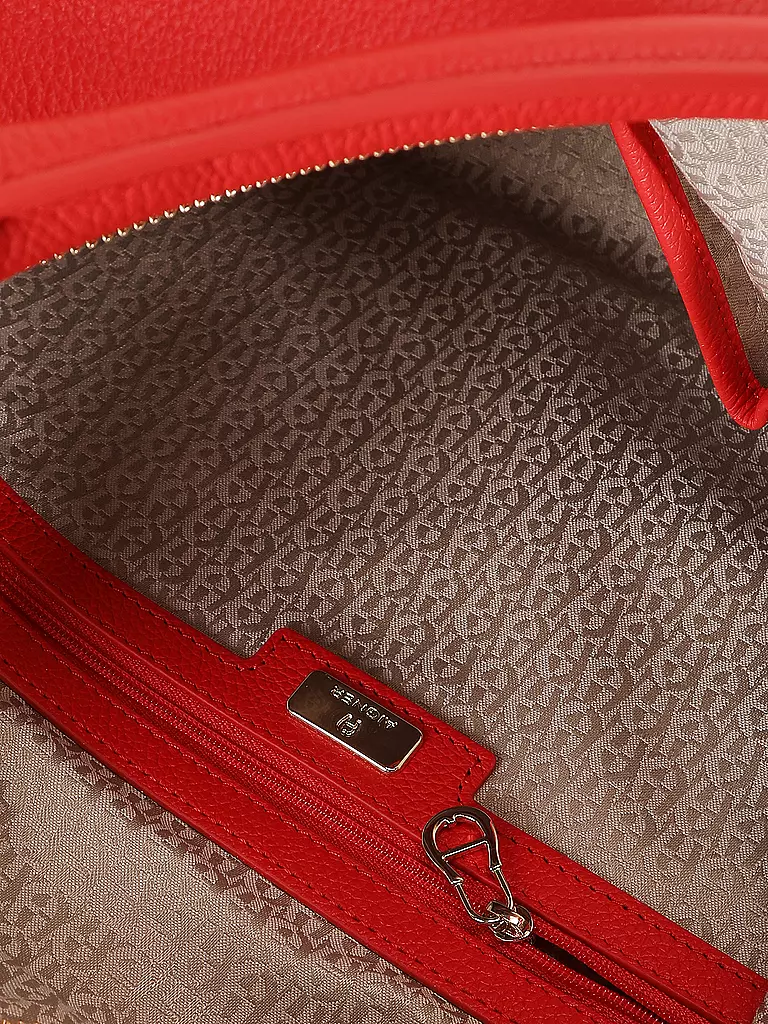 AIGNER | Ledertasche - Hobo Bag ZITA Medium | rot