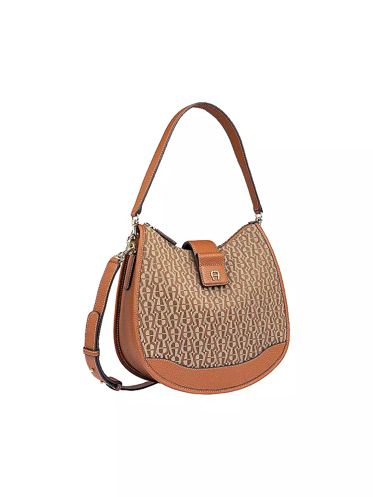 AIGNER | Ledertasche - Hobo EMEA Medium | braun