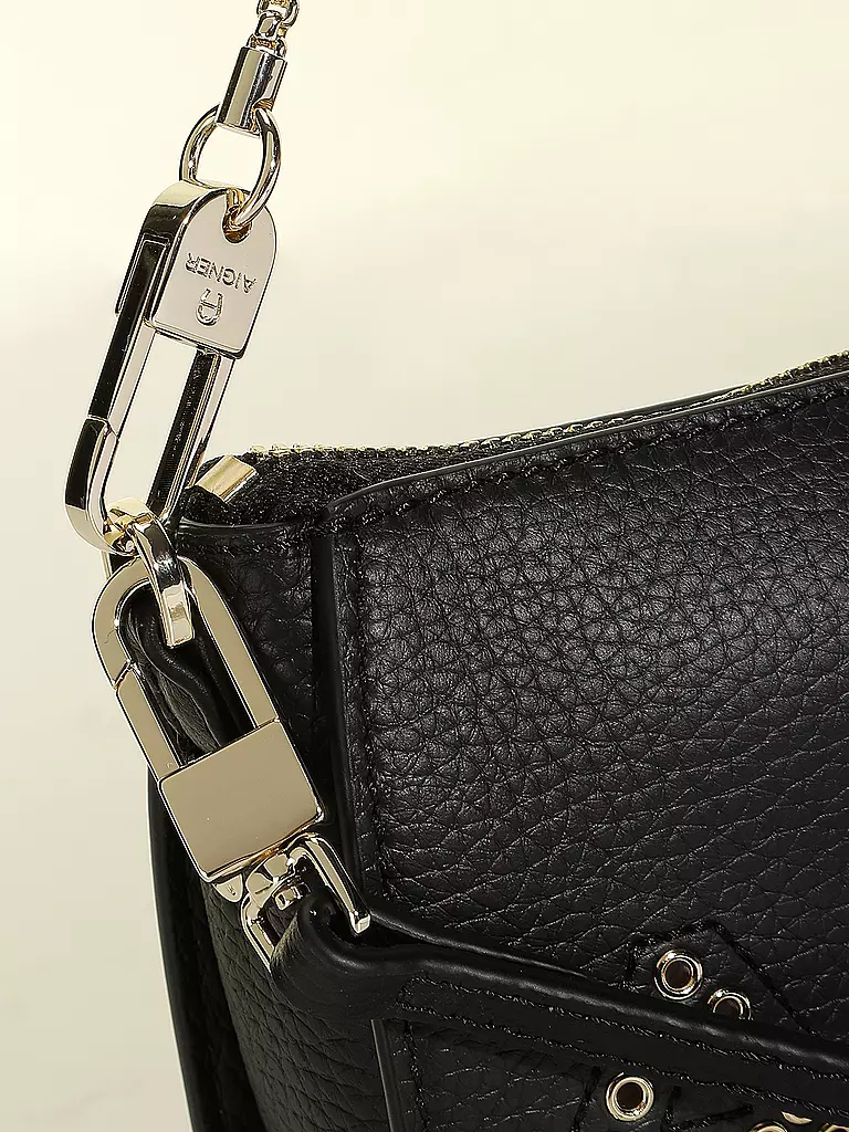 AIGNER | Ledertasche - Mini Bag IVY | schwarz