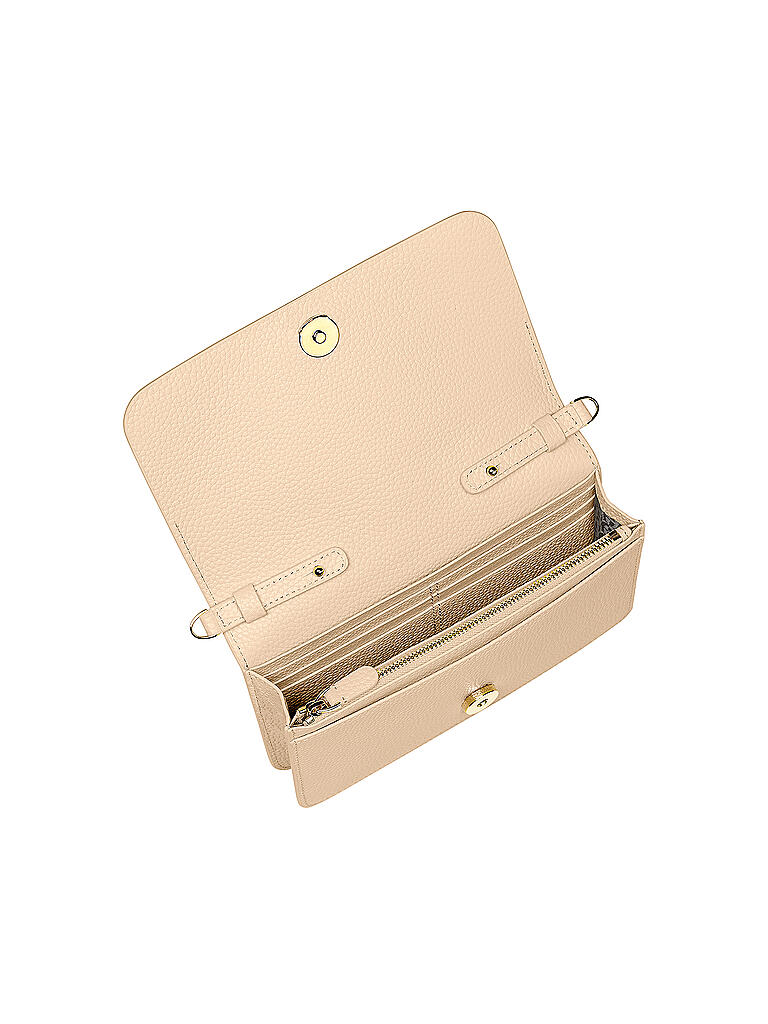 AIGNER | Ledertasche - Mini Bag Wallet on Chain | beige