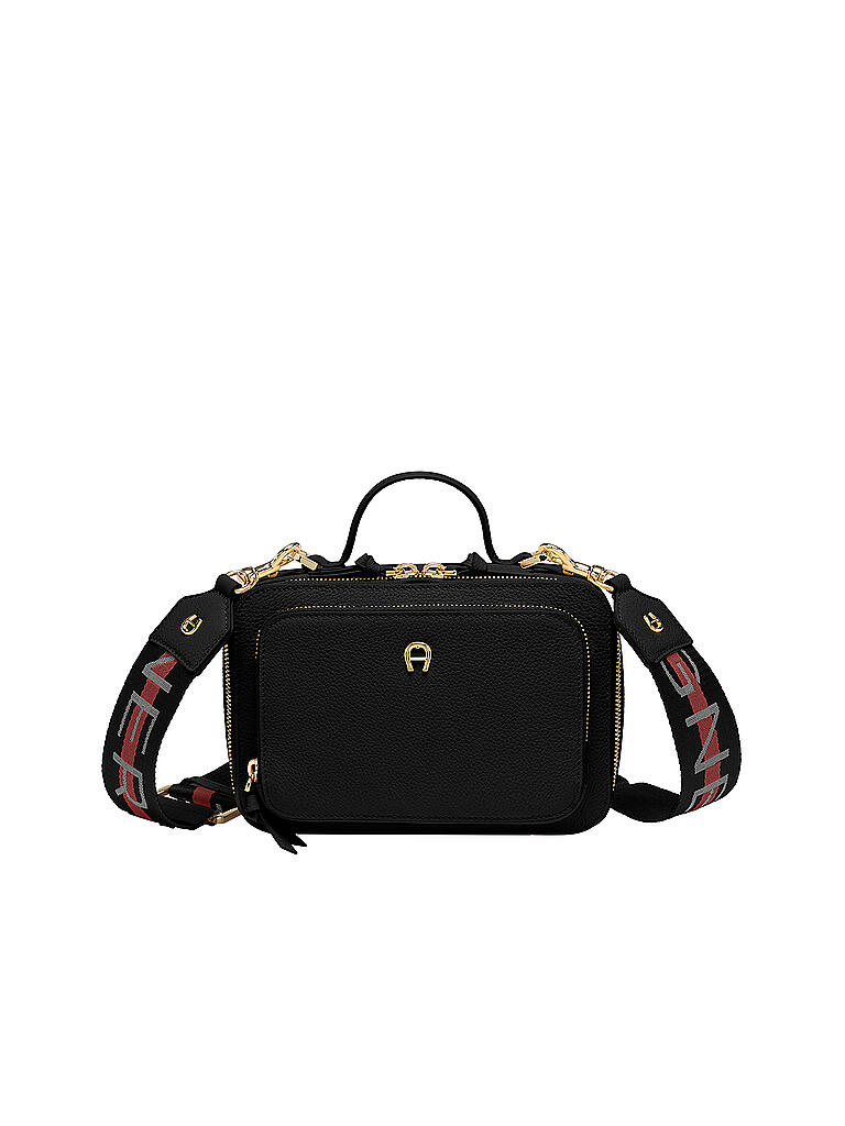 AIGNER | Ledertasche - Mini Bag Zita S | schwarz