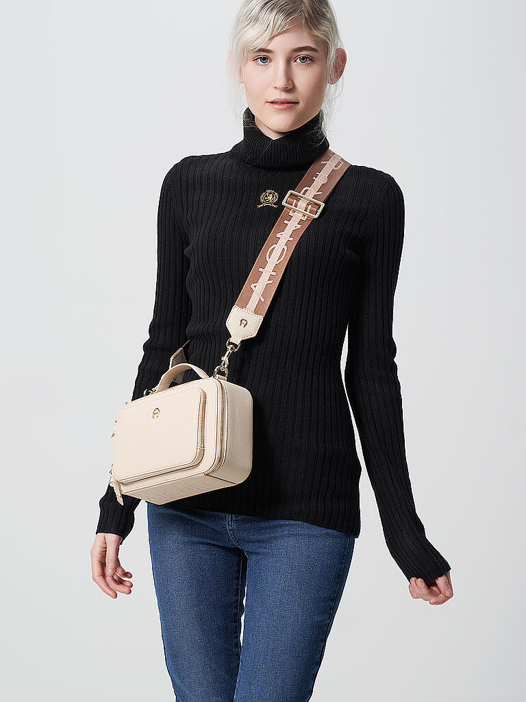 AIGNER | Ledertasche - Mini Bag Zita S | beige