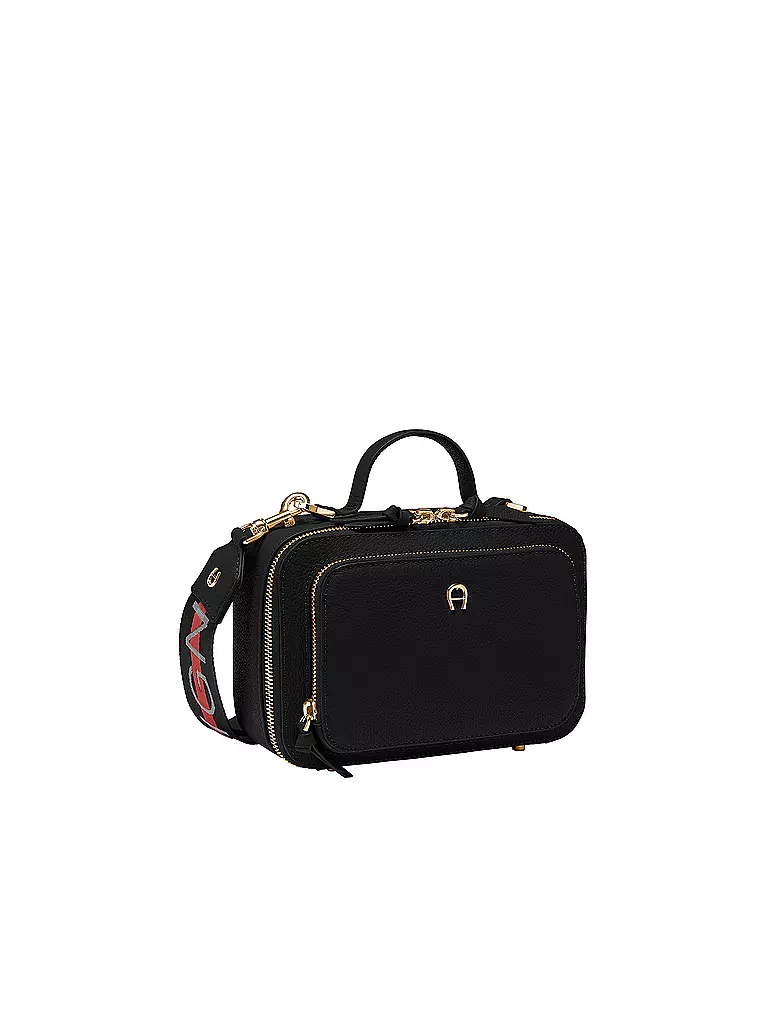 AIGNER | Ledertasche - Mini Bag Zita S | schwarz