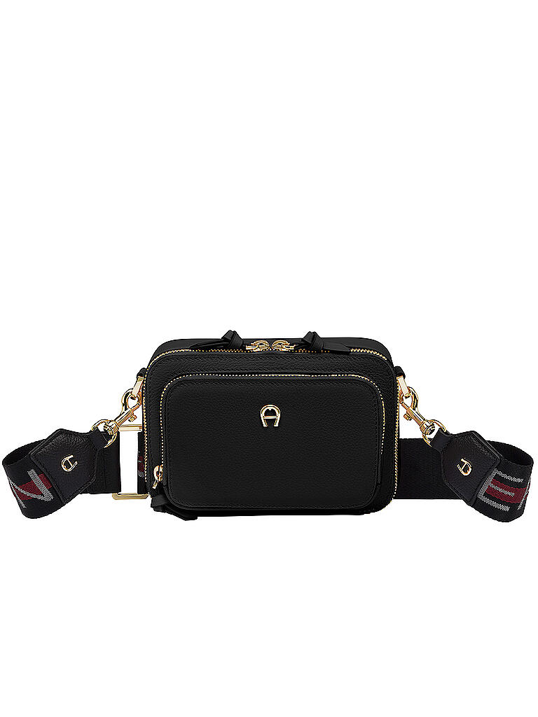 AIGNER | Ledertasche - Mini Bag ZITA S | schwarz