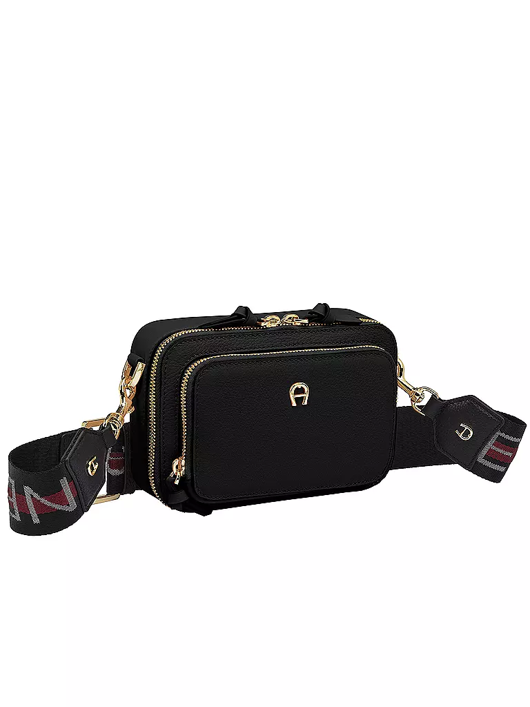 AIGNER | Ledertasche - Mini Bag ZITA S | schwarz